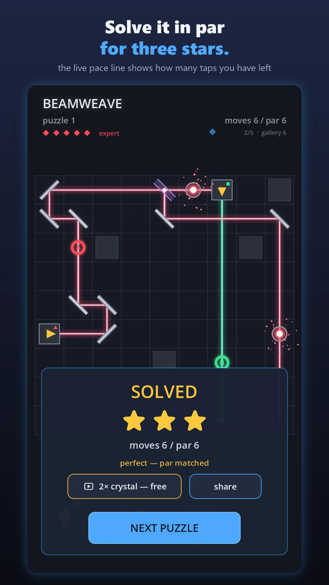 Beamweave: Light Beam Puzzle screenshot