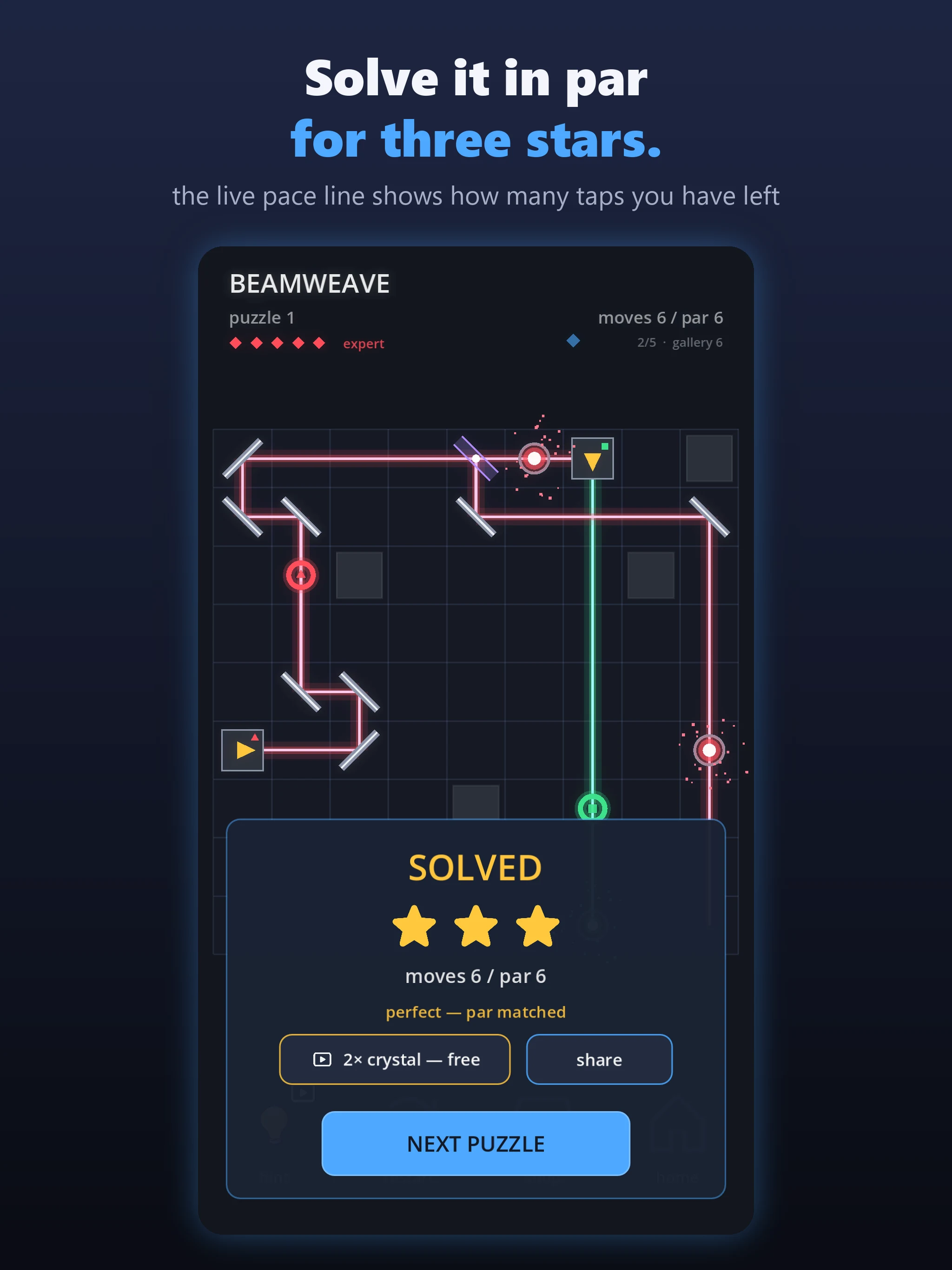 Beamweave: Light Beam Puzzle screenshot