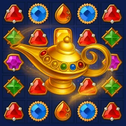 أيقونة Magic of Genie : Match3 Puzzle